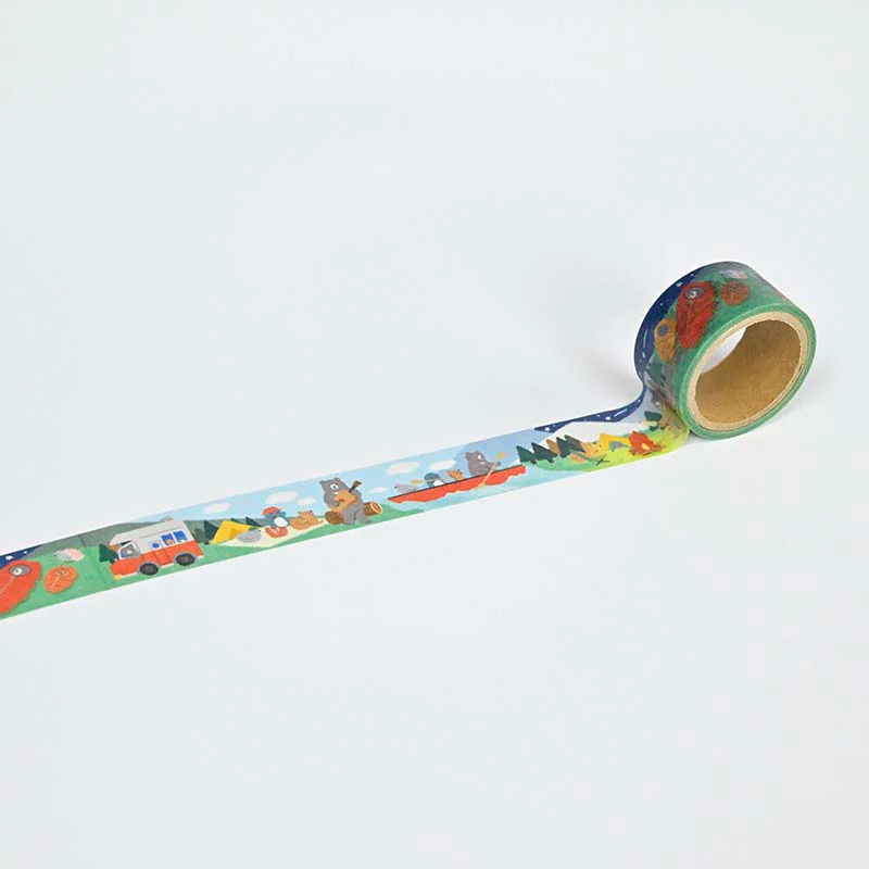 NB CO | Yamanoha Chonaikai Camping Washi Tape - Image 2