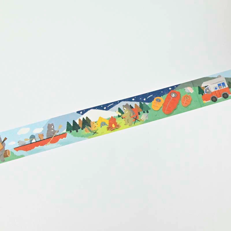 NB CO | Yamanoha Chonaikai Camping Washi Tape - Image 3