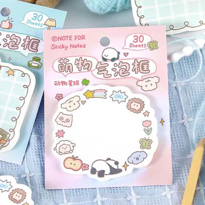 Note For | Notas Adhesivas Cute Bubble Box Animal Planet - Image 2