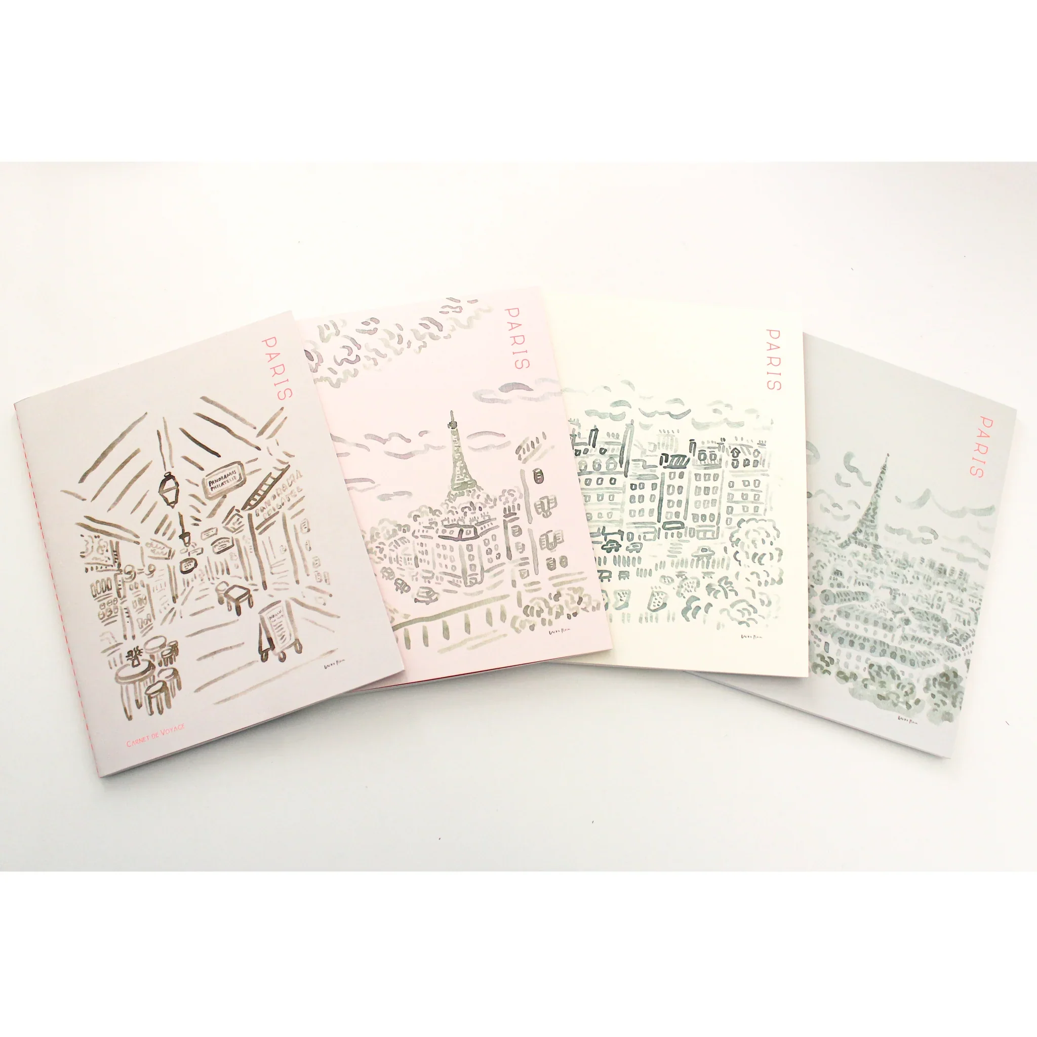Paperways | Cuaderno de Voyage L'Après-midi Paris Eiffel Pink - Image 4