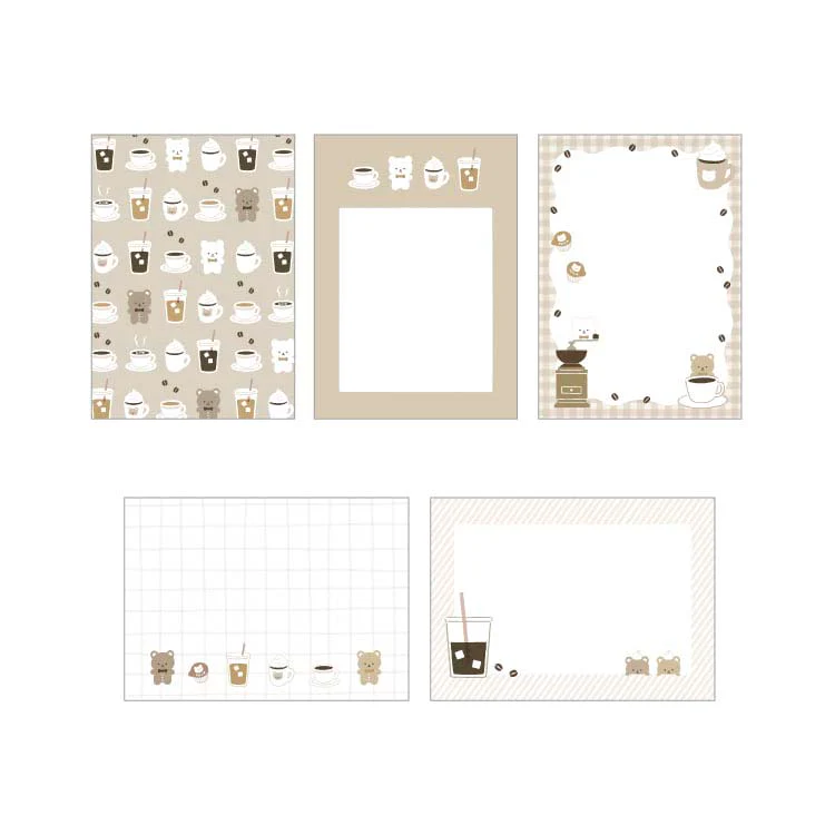 Papier Platz | Bloc de Notas Otegaru Memo Bear Café