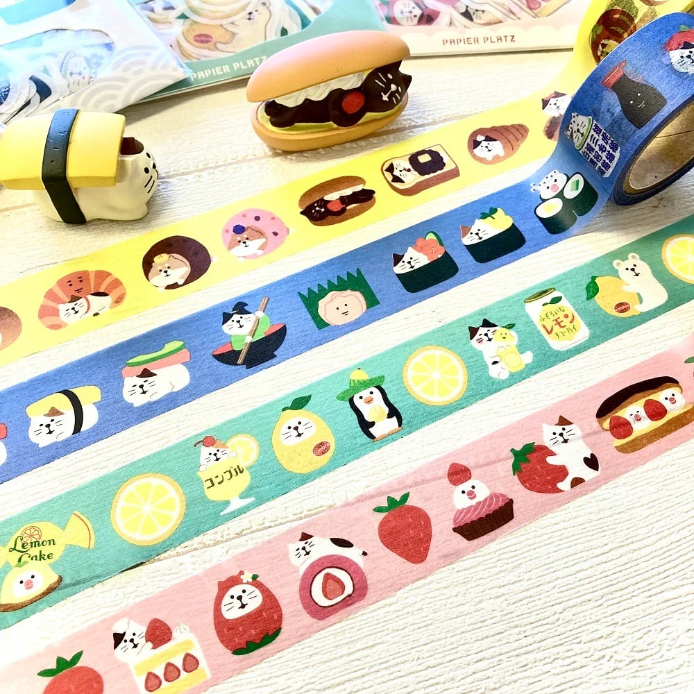 Papier Platz | Concombre Wildcat Bakery Washi Tape - Image 3