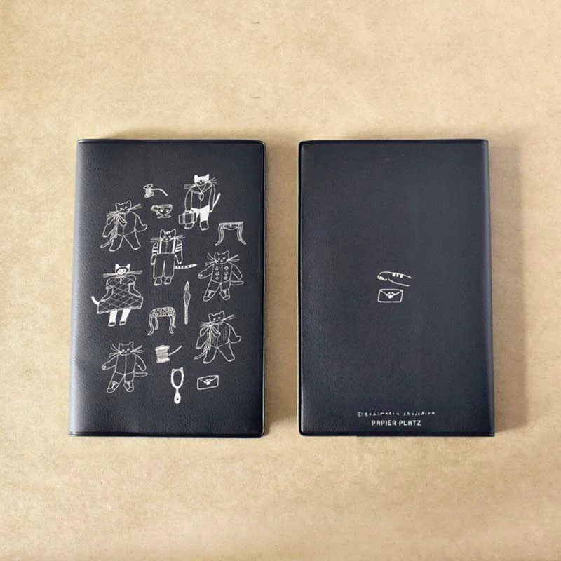 Papier Platz | Cuaderno Pocket Log Shoichiro Tobimatsu Stuffed Cat Found at a Flea Market