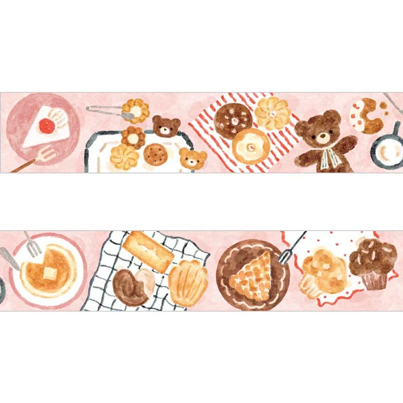 Papier Platz | Nakauchi Waka Bear and Sweets Washi Tape