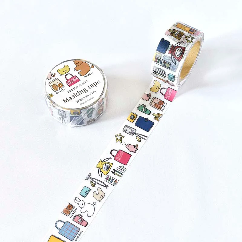Papier Platz | Nico Recipe Inside The Bag Washi Tape