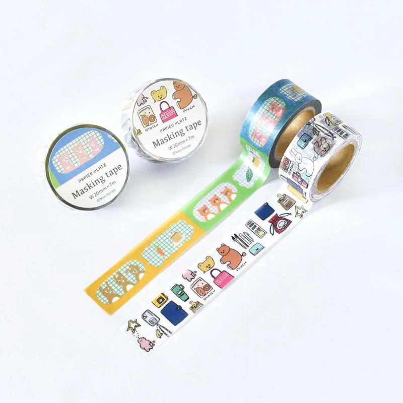 Papier Platz | Nico Recipe Animal Washi Tape - Image 2