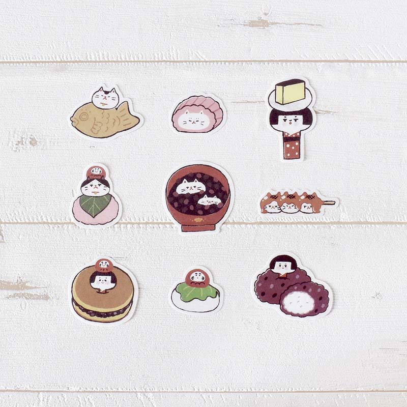 Papier Platz | Pegatinas Flake Marukorochan Confectionery - Image 2