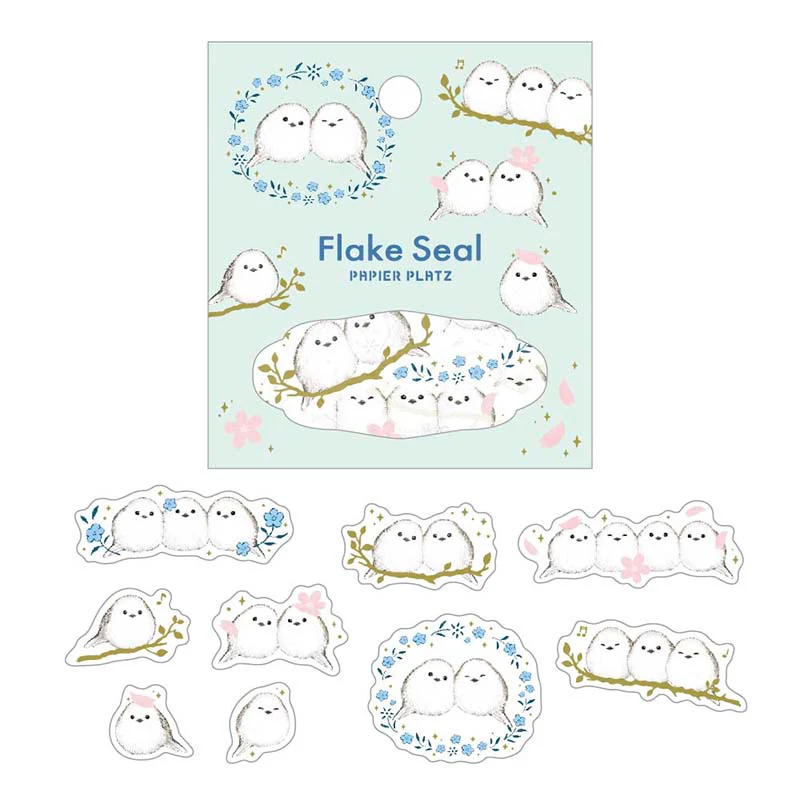 Papier Platz | Pegatinas Flake Milina Shimaenaga