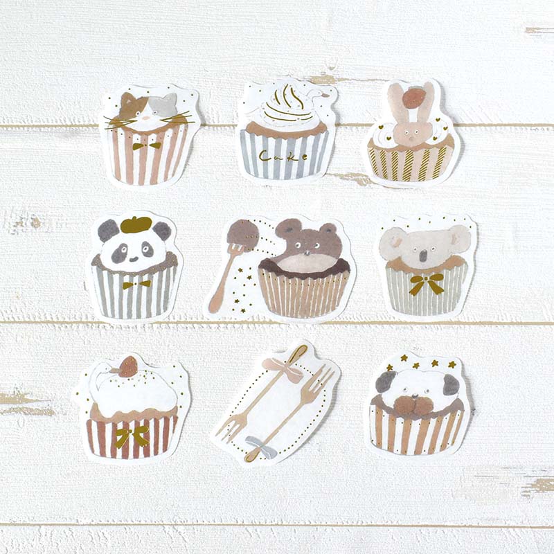 Papier Platz | Pegatinas Flake Shochirou Tobimatsu Cupcake - Image 2