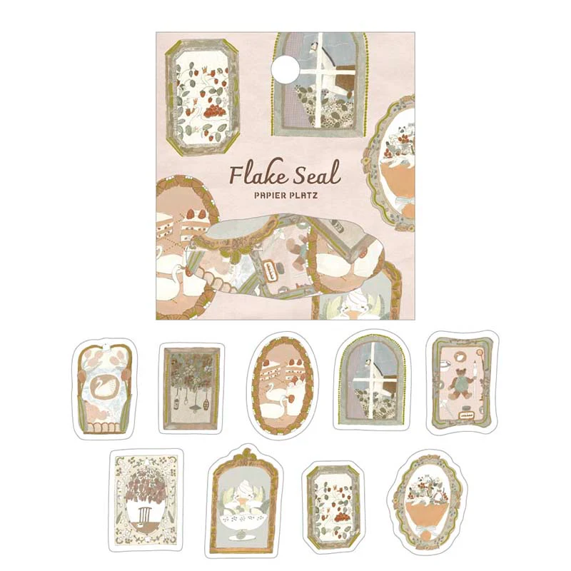 Papier Platz | Pegatinas Flake Tobimatsu Shochirou Frame