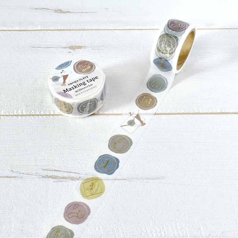 Papier Platz | Shochirou Tobimatsu Sealing Stamp Washi Tape