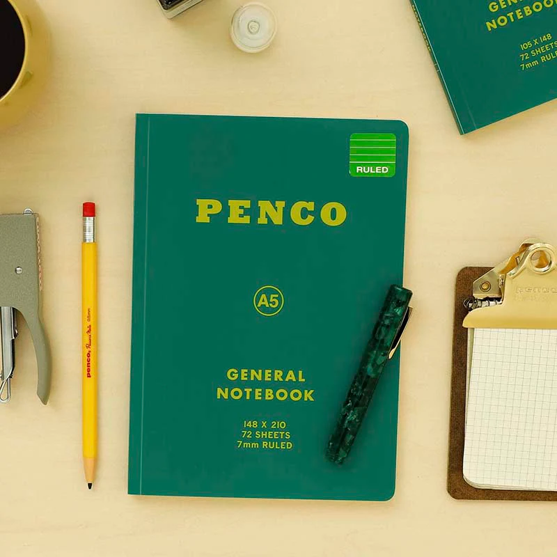 Penco | Cuaderno Soft PP A5 Green (Rayas) - Image 2