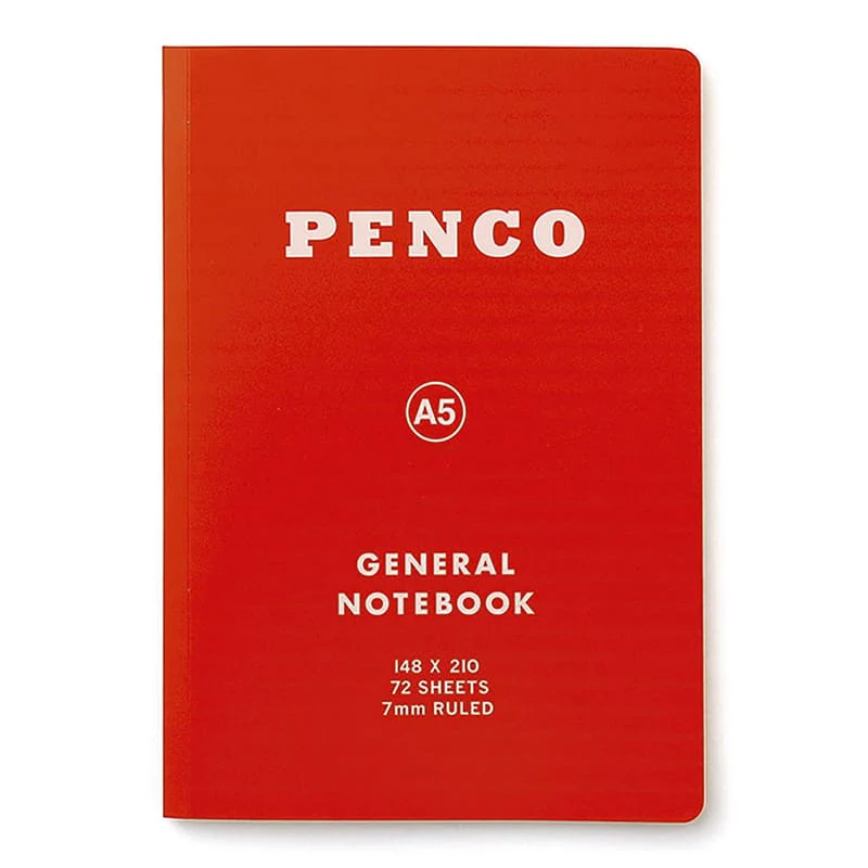 Penco | Cuaderno Soft PP A5 Red (Rayas)