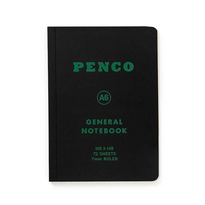 Penco | Cuaderno Soft PP A6 Black (Rayas)