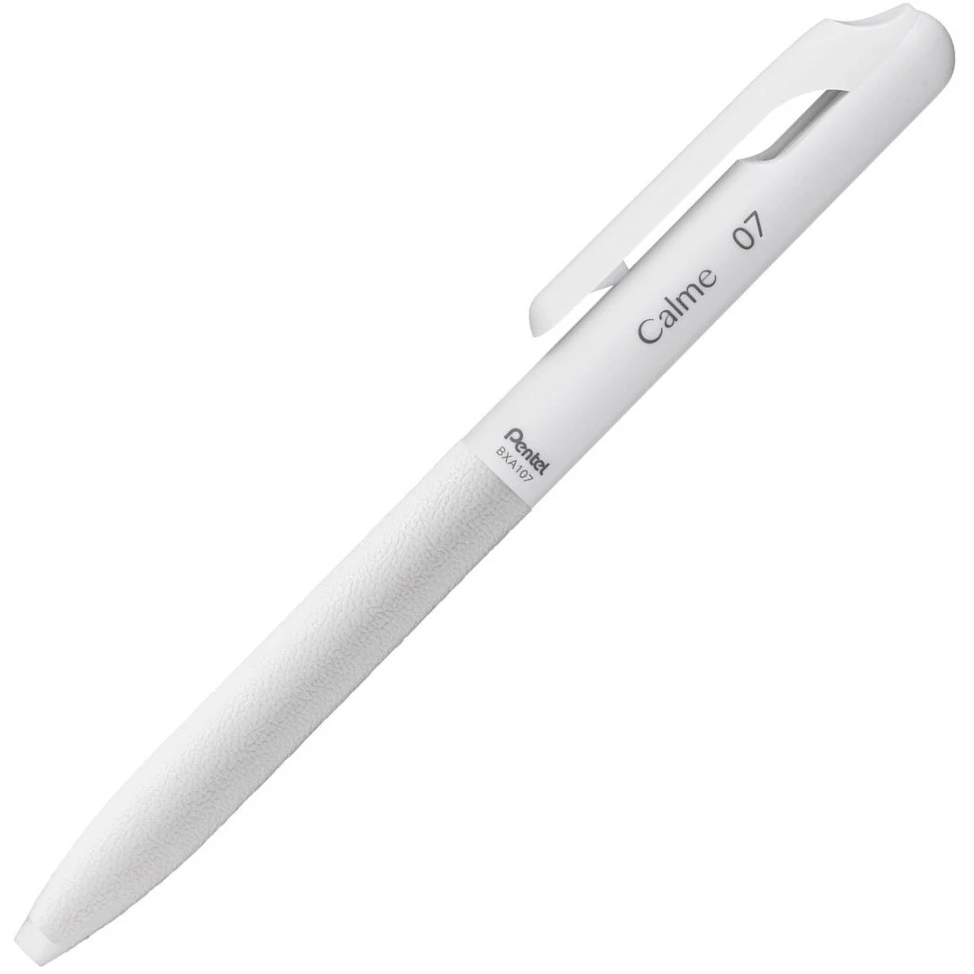 Pentel | Bolígrafo Pentel Calme White 0.7