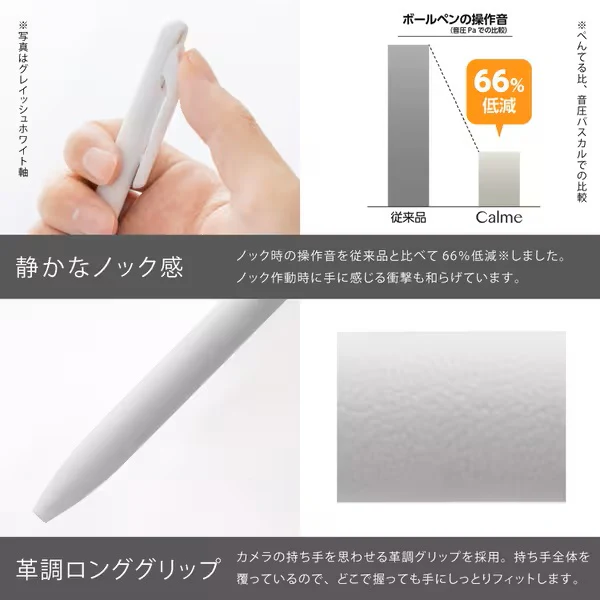 Pentel | Bolígrafo Pentel Calme White 0.7 - Image 2