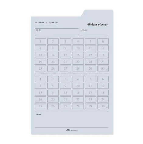 Plepic | Notas Adhesivas Index Planner 60 Days