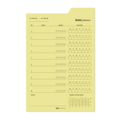 Plepic | Notas Adhesivas Index Planner Habit