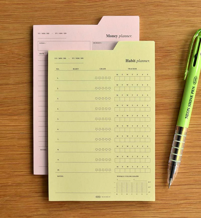 Plepic | Notas Adhesivas Index Planner Habit - Image 2