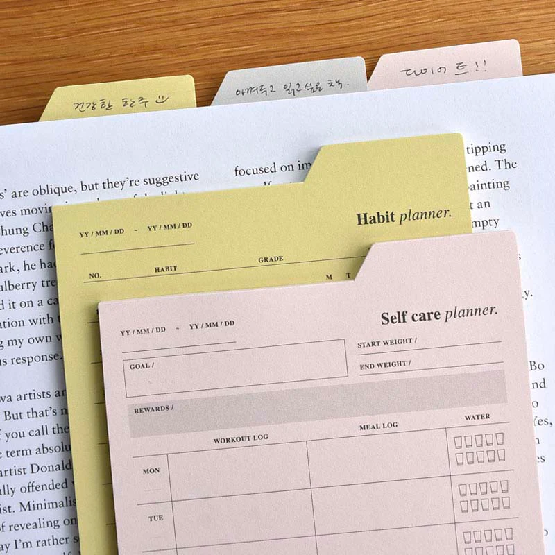 Plepic | Notas Adhesivas Index Planner Self Care - Image 2