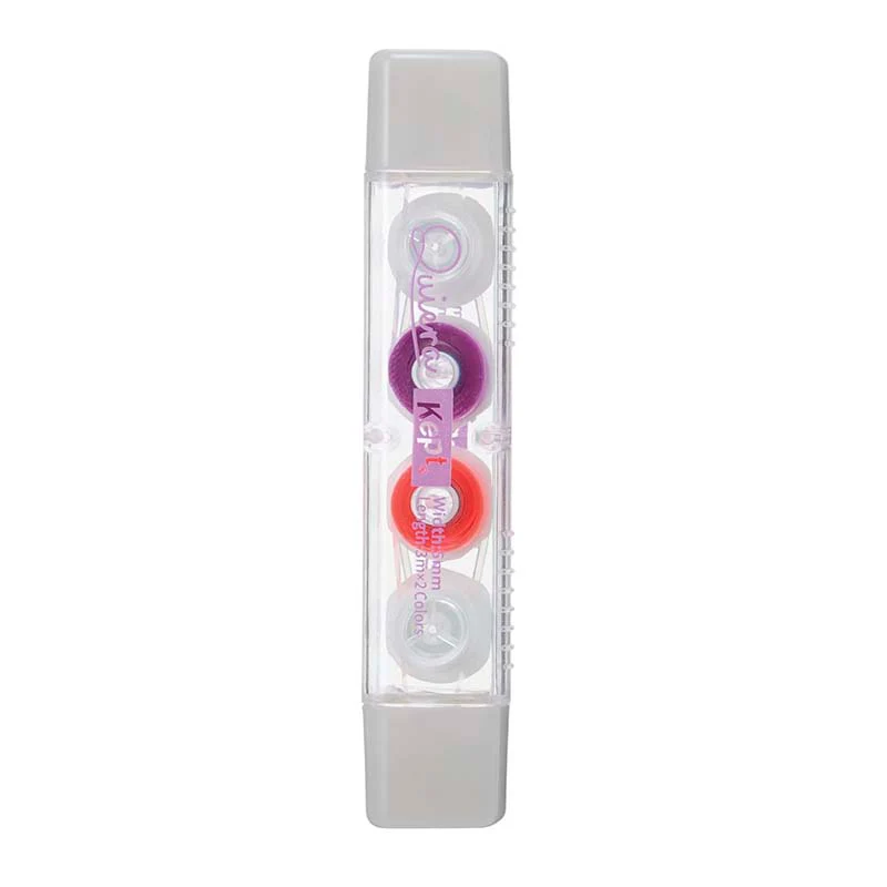 Raymay | Subrayador Doble en Cinta Kept Quiera Purple & Pink