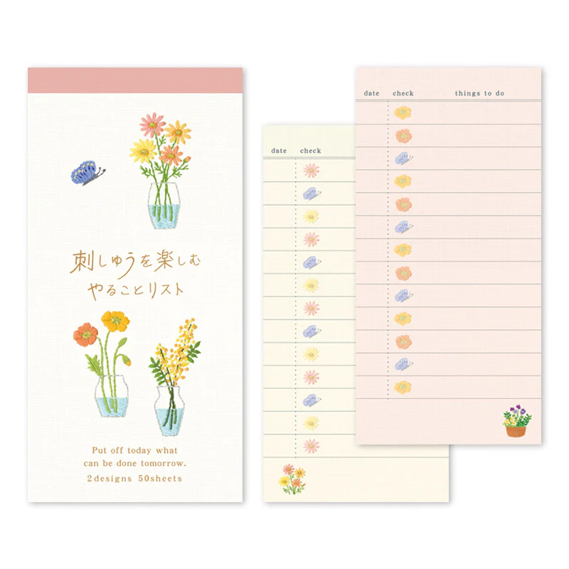 RyuRyu | Bloc de Notas Flower To Do List