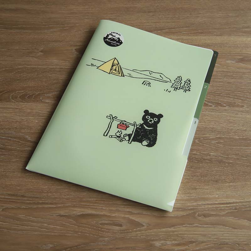 RyuRyu | Portafolios de 3 Compartimentos A4 Animal Adventures Camp - Image 2