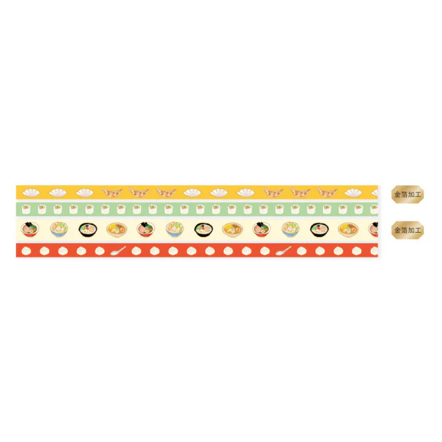 RyuRyu | Set de Washi Tapes Slim Chinese Cuisine - Image 2