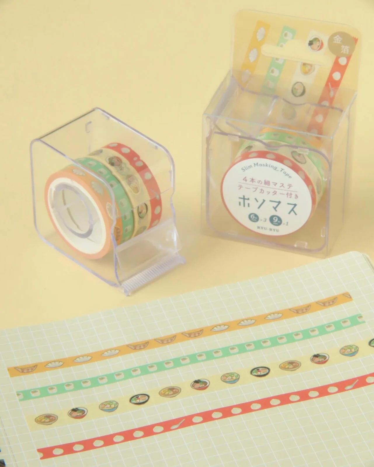 RyuRyu | Set de Washi Tapes Slim Chinese Cuisine - Image 3