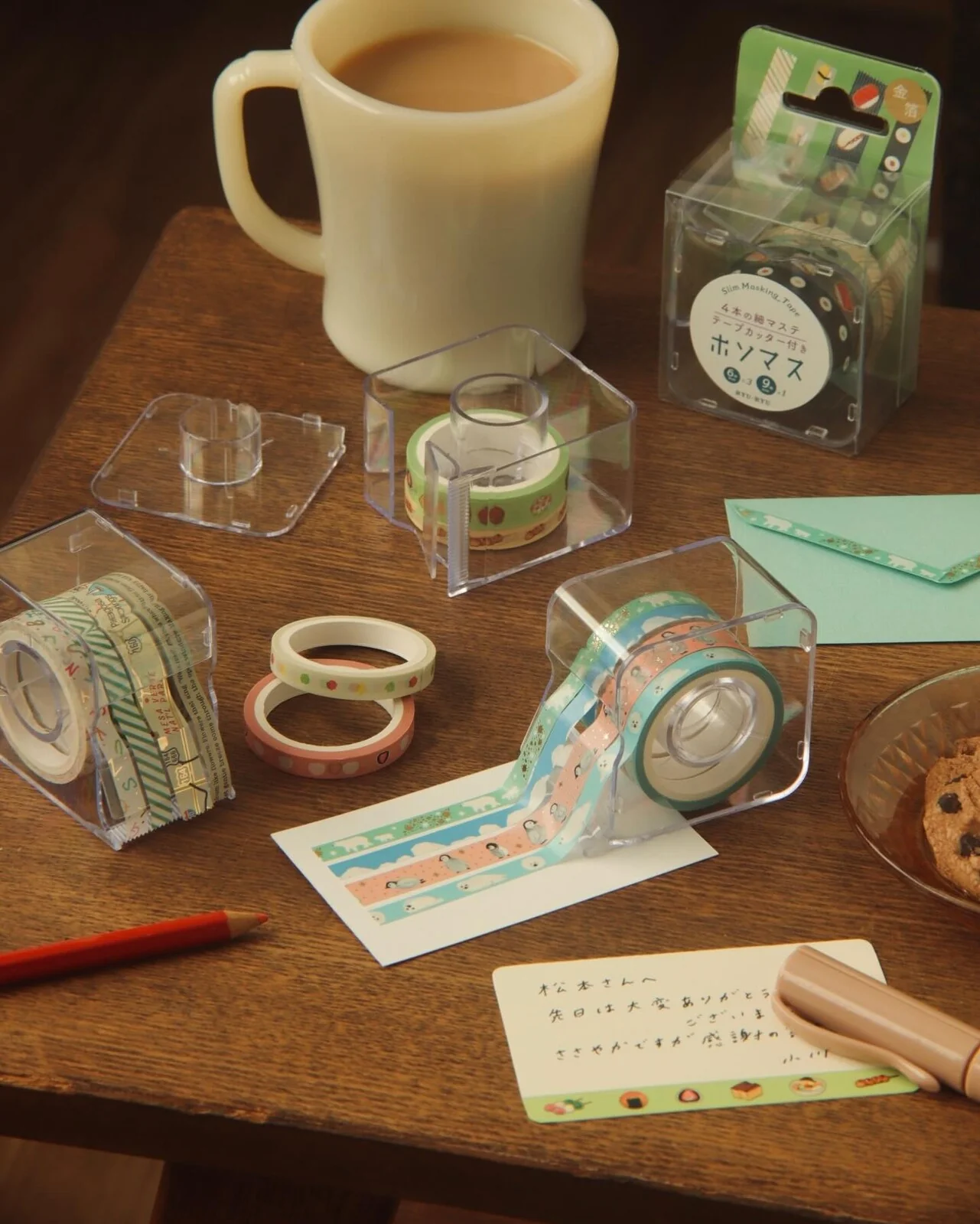 RyuRyu | Set de Washi Tapes Slim Ice Friends - Image 3