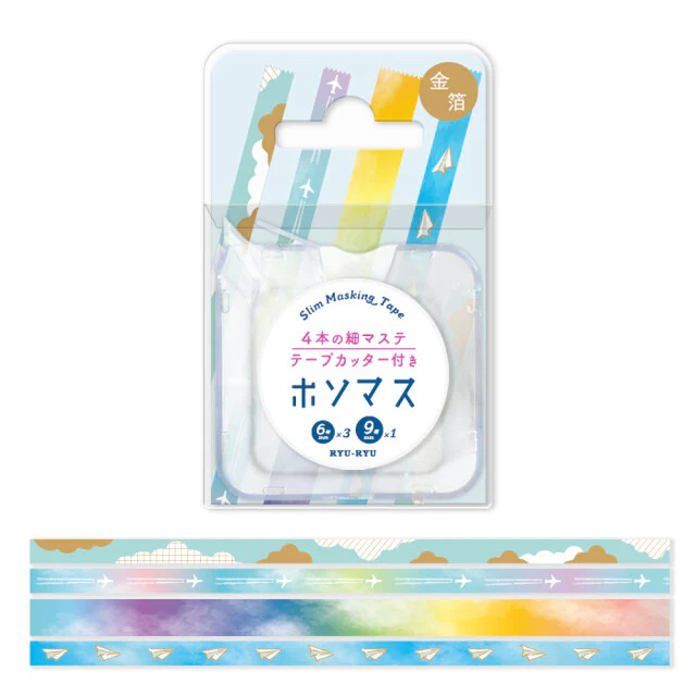 RyuRyu | Set de Washi Tapes Slim Paper Airplane