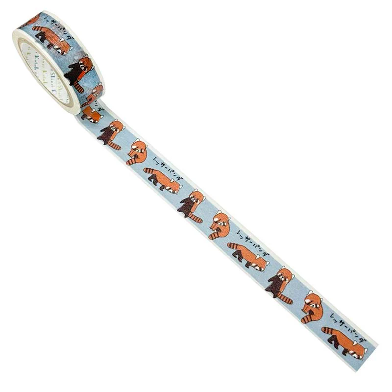 Seal-do | Endangered Species Lesser Panda Washi Tape - Image 2