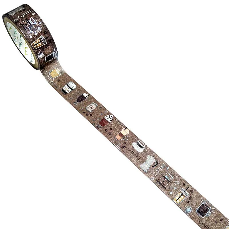Seal-do | Foil Coffee Washi Tape - Image 2