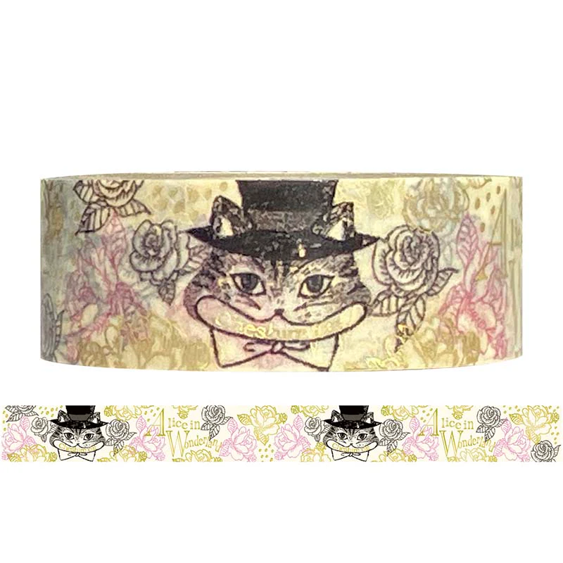 Seal-do | Kirapika Mysterious Alice Cheshire Cat Washi Tape
