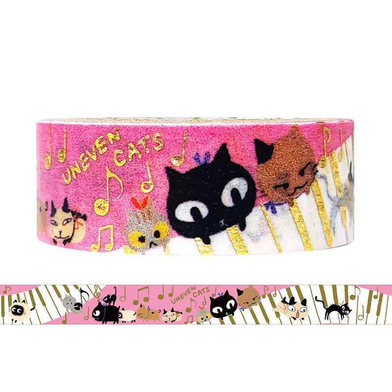 Seal-do | Kirapika Uneven Cats Washi Tape