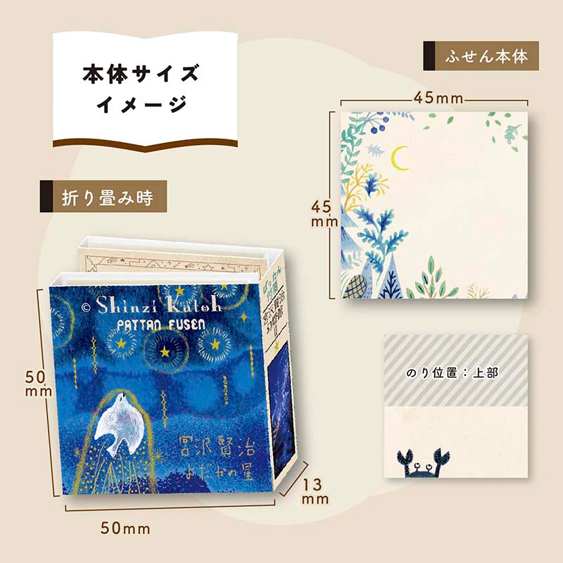 Seal-do | Set de Notas Adhesivas Pattan Kenji Miyazawa Phantom Lamp Museum - Image 12