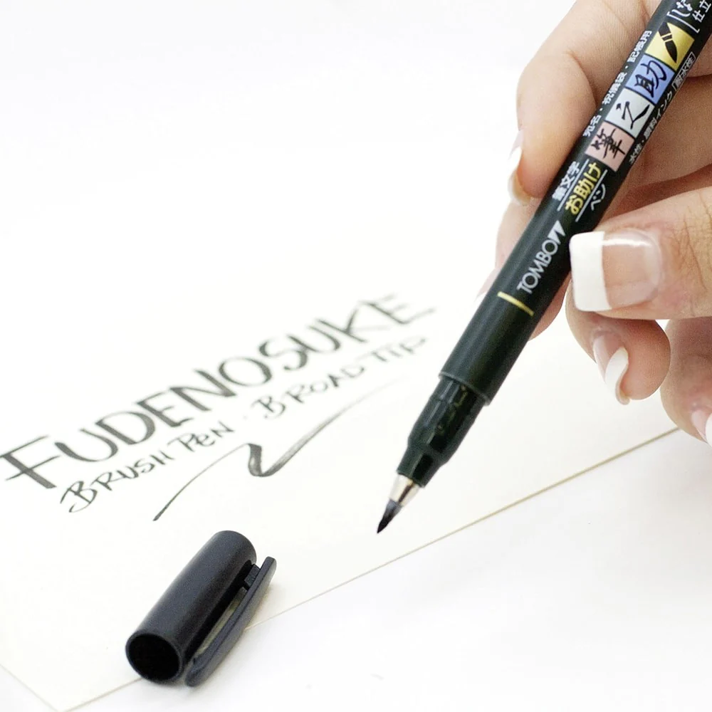 Tombow | Pincel Fudenosuke Brush Pen Soft - Image 4