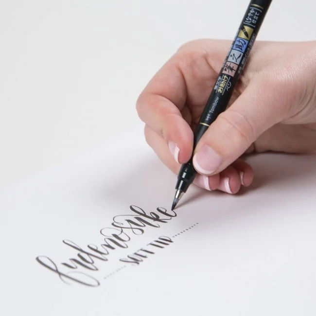 Tombow | Pincel Fudenosuke Brush Pen Soft - Image 6