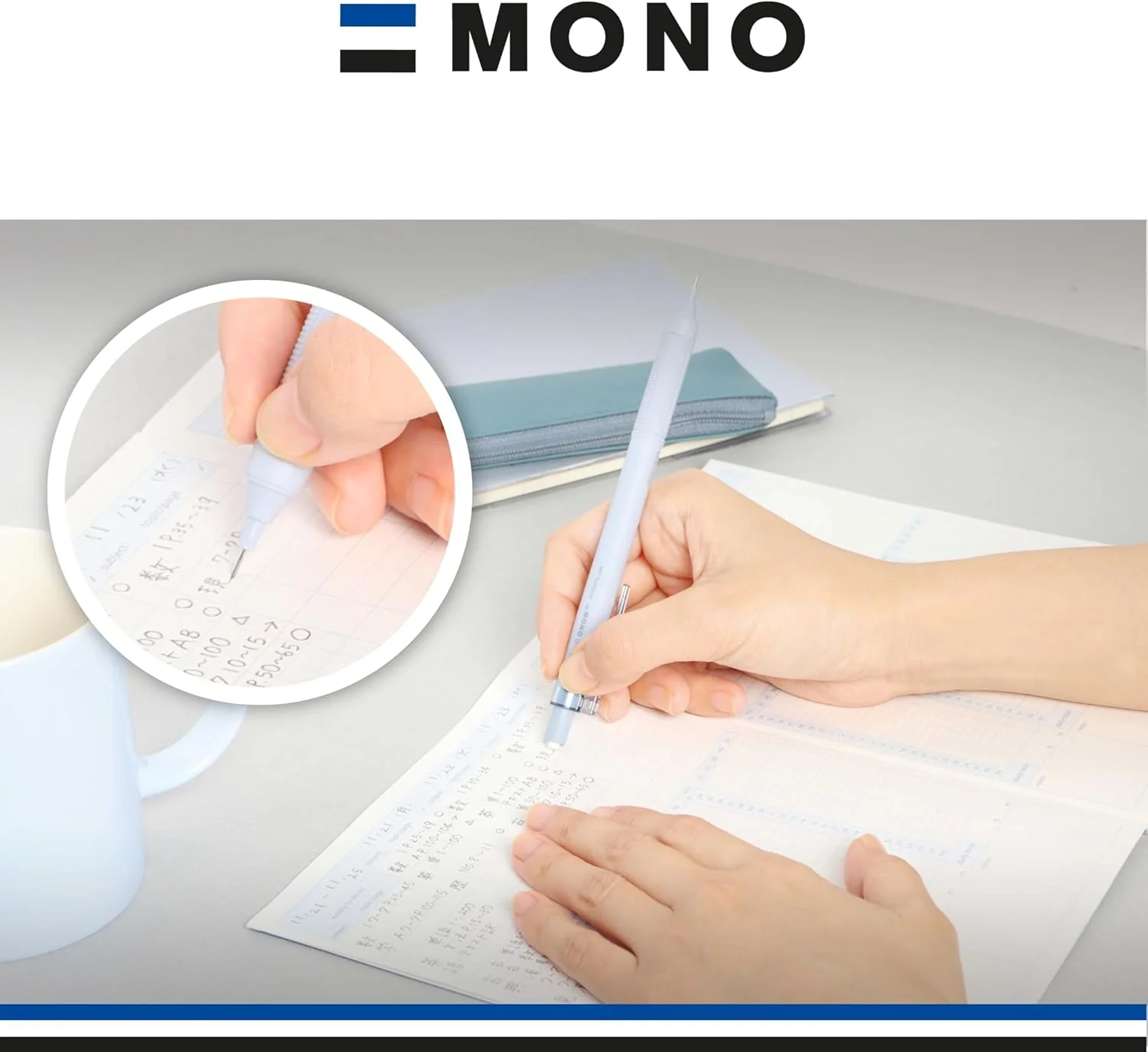 Tombow | Portaminas Mono Graph Lite 0.5 Smokey Brown - Image 4