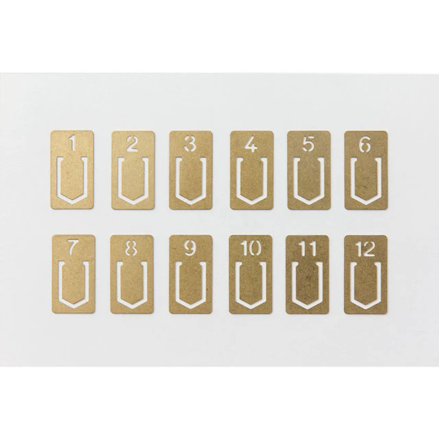 Traveler's Company | Clips Numerados Brass - Image 3