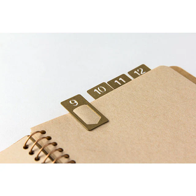 Traveler's Company | Clips Numerados Brass - Image 5