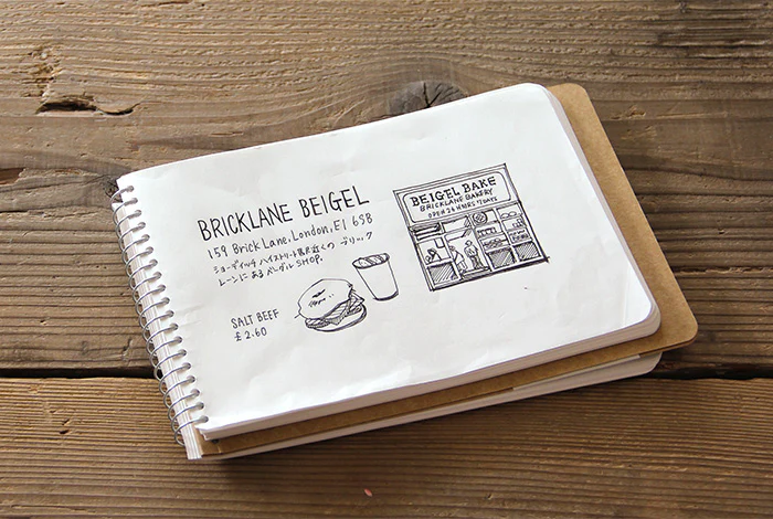 Traveler's Company | Cuaderno Con Espiral B6 Papel Blanco MD - Image 9