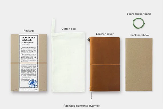 Traveler's Company | Cuaderno Traveler's Notebook Regular Camel - Image 9