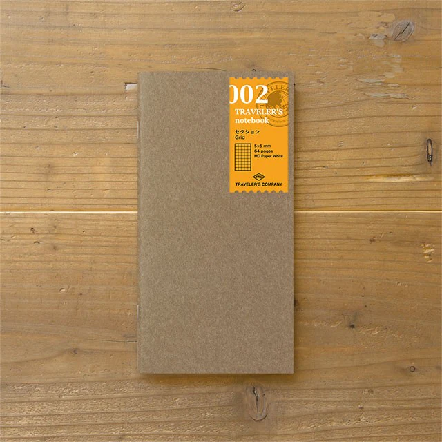 Traveler's Company | Recambio Regular 002 Cuaderno Cuadrícula