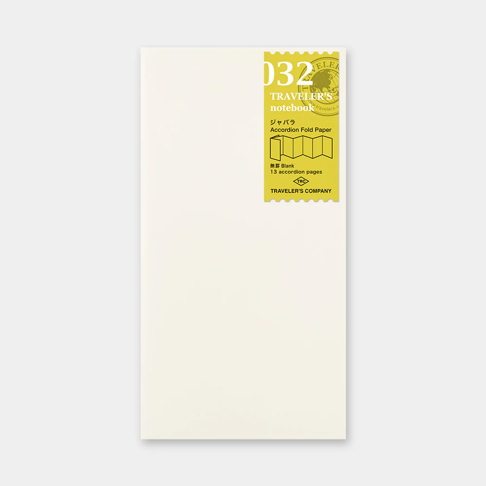 Traveler's Company | Recambio Regular 032 Accordion Fold Paper