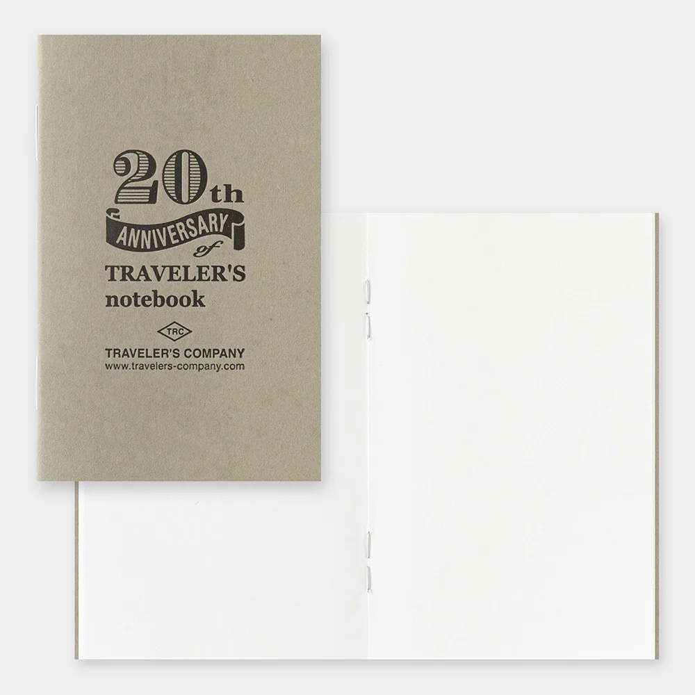 Traveler's Company | Set Cuaderno Traveler's Notebook Card 20º Aniversario Black - Image 5