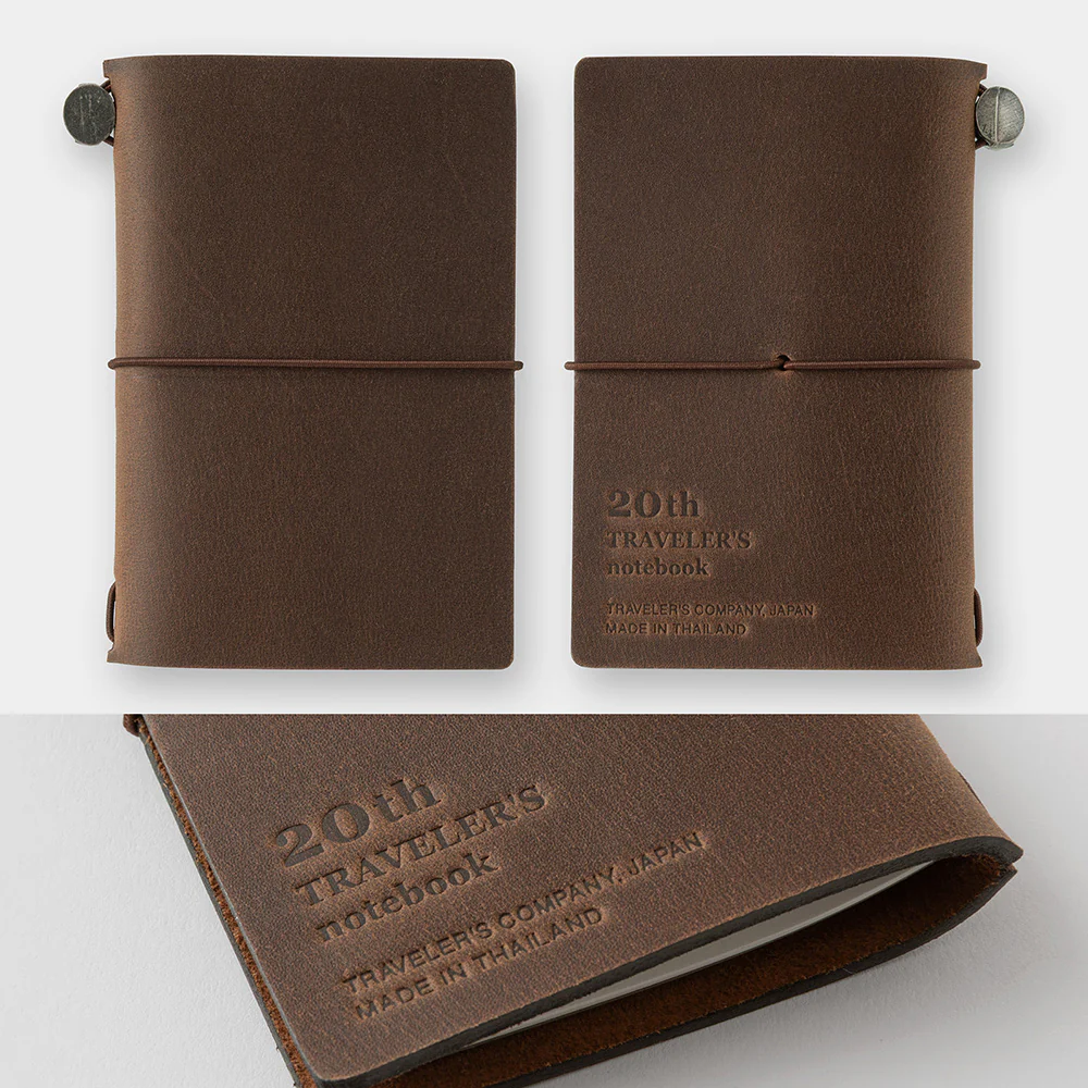 Traveler's Company | Set Cuaderno Traveler's Notebook Card 20º Aniversario Brown - Image 4