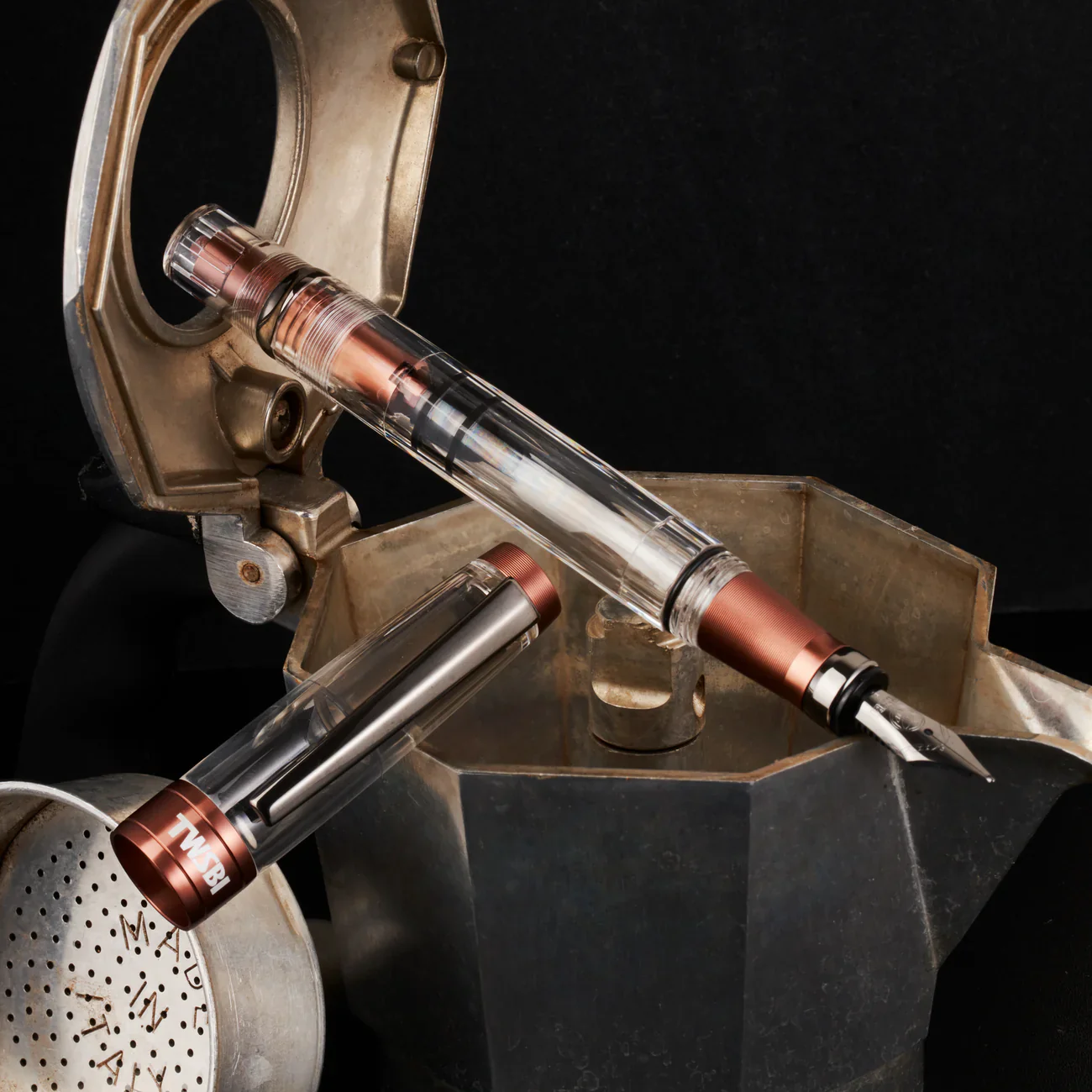 TWSBI | Pluma Estilográfica Diamond 580 ALR Affogato with Onyx F - Image 3