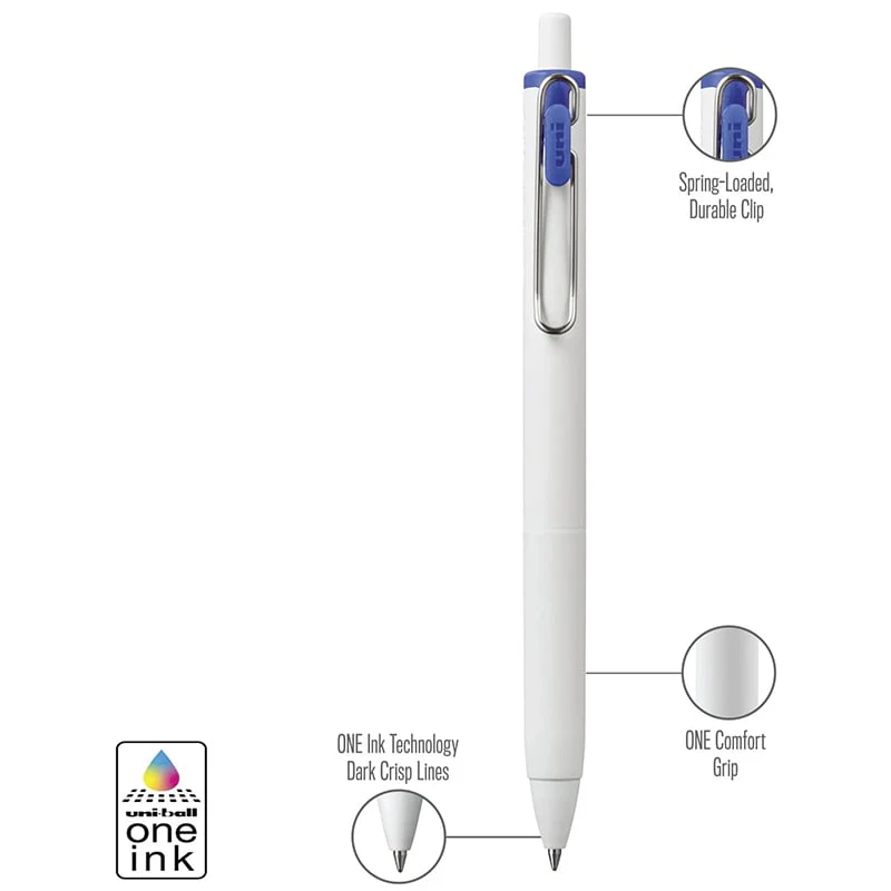 Uniball | Bolígrafo ONE 0.38 Azul - Image 2