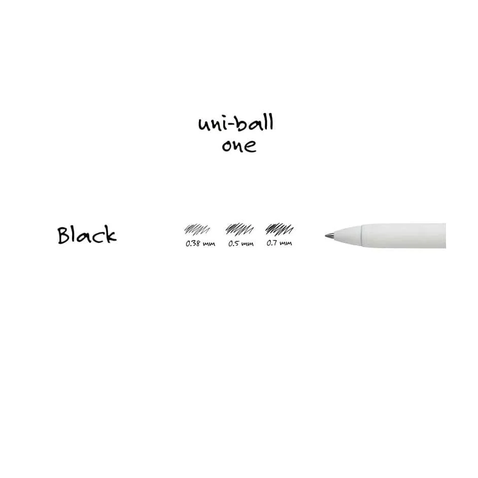 Uniball | Bolígrafo ONE 0.38 Negro - Image 2